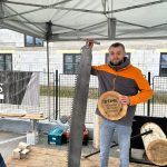 Milevská prodejna Stihl ožila dnem otevřených dveří i soutěžemi. S pilou si nejlépe poradil Vít Kozák