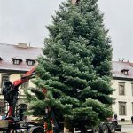 Vánoční strom už dorazil i na prachatické náměstí