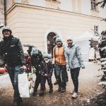 Vánoční trhy v Blatné posypal sníh. Na nádvoří vyrostlo kluziště