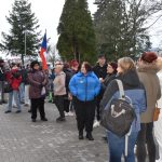 Odboráři v nemocnici protestovali s transparentem Česká republika na 1. místě
