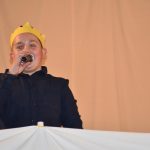 Na vánočním trhu zazpívali hasiči z Dobrošova Budulínka a zatančili na hit Hasička