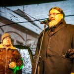 Starosta Strakonic zapálil svíčku na adventním věnci a poděkoval za pomoc s likvidací kalamity