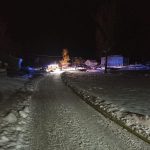 V Dolní Radouni v noci shořela stodola s balíky sena