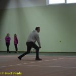 Tenisové naděje ze Sezimova Ústí si zahrály před Vánoci se svými rodiči