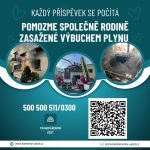 Po výbuchu plynu v domě v Kamenném Újezdu přebývá rodina v zasedací místnosti úřadu