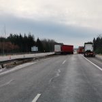 Dálnice D3 ve směru na České Budějovice je po nehodě kamionu uzavřena