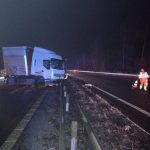 Dálnice D3 ve směru na České Budějovice je po nehodě kamionu uzavřena