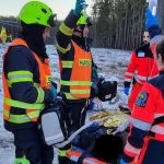 Při vážné nehodě u Stráže nad Nežárkou se těžce zranil řidič osobního auta
