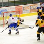 Hokejisté Soběslavi si proti Božeticím otevřeli střelnici a mají jistotu play off