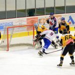 Hokejisté Soběslavi si proti Božeticím otevřeli střelnici a mají jistotu play off