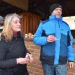 Dražický rybník Na Suchých byl mokrý až až. Do vody šlo jedenáct otužilců