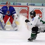 Táborští hokejisté srazili příbramského rivala potřetí v sezoně do kolen a zajistili si druhou příčku