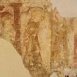 Při rekonstrukci kostela v Čejeticích odkryl restaurátor středověké nástěnné malby