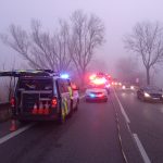 AKTUALIZOVÁNO: Na silnici I/4 u Rovné na Strakonicku se stala vážná nehoda