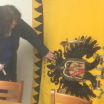 Historický prapor se vrátil do Ledenic, jubilující kronikář jej představí veřejnost