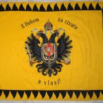 Historický prapor se vrátil do Ledenic, jubilující kronikář jej představí veřejnost