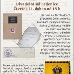 Historický prapor se vrátil do Ledenic, jubilující kronikář jej představí veřejnost