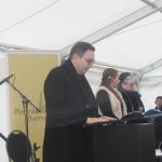 Slavnostního otevření památníku v Letech se zúčastnili i prezident a premiér