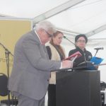 Slavnostního otevření památníku v Letech se zúčastnili i prezident a premiér