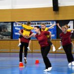 Zaplněná sportovní hala v Milevsku sledovala ukázky sletových skladeb. Sokolská akademie i letos nadchla publikum