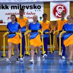 Zaplněná sportovní hala v Milevsku sledovala ukázky sletových skladeb. Sokolská akademie i letos nadchla publikum