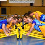 Zaplněná sportovní hala v Milevsku sledovala ukázky sletových skladeb. Sokolská akademie i letos nadchla publikum