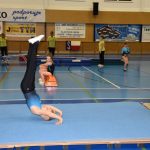 Zaplněná sportovní hala v Milevsku sledovala ukázky sletových skladeb. Sokolská akademie i letos nadchla publikum