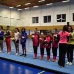 Zaplněná sportovní hala v Milevsku sledovala ukázky sletových skladeb. Sokolská akademie i letos nadchla publikum