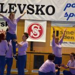 Zaplněná sportovní hala v Milevsku sledovala ukázky sletových skladeb. Sokolská akademie i letos nadchla publikum