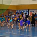 Zaplněná sportovní hala v Milevsku sledovala ukázky sletových skladeb. Sokolská akademie i letos nadchla publikum
