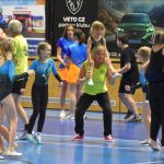 Zaplněná sportovní hala v Milevsku sledovala ukázky sletových skladeb. Sokolská akademie i letos nadchla publikum
