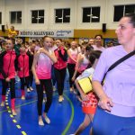 Zaplněná sportovní hala v Milevsku sledovala ukázky sletových skladeb. Sokolská akademie i letos nadchla publikum