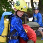 Premiéra dětské soutěže TFA v Hluboké nad Vltavou. Budoucí železní hasiči bojovali jako lvi