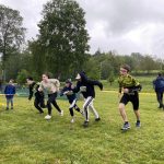 Účastníky akce Slavata triatlon tour potrápil nepříjemný déšť. Děti si na Komoře alespoň zaběhaly
