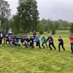 Účastníky akce Slavata triatlon tour potrápil nepříjemný déšť. Děti si na Komoře alespoň zaběhaly