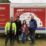 Účastníky akce Slavata triatlon tour potrápil nepříjemný déšť. Děti si na Komoře alespoň zaběhaly
