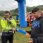Účastníky akce Slavata triatlon tour potrápil nepříjemný déšť. Děti si na Komoře alespoň zaběhaly
