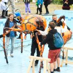 Pískoviště zavedlo veřejnost do jindy nepřístupného areálu venkovního bazénu