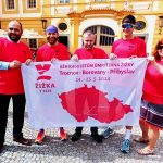 Štafetoví běžci vyrazili z Trocnova do Přibyslavi, aby tím připomněli 600 let od úmrtí Jana Žižky