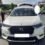 Zásah na dálnici D3. Řidič, který byl v databázi mezinárodně hledaných osob, skončil v poutech