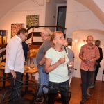 Martin Třeštík vystavil v Milevsku novou kolekci obrazů. Galerie se zaplnila až po schody