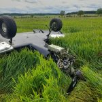 U Protivína havaroval ultralight. Při nouzovém přistání se letadlo střetlo se srncem