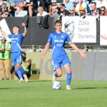 První barážové derby rozlouskl v nastavení Dynamák Matouš Nikl. Odveta v neděli v Táboře