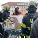 Hasiči cvičili zásah na neonatologii v českobudějovické nemocnici