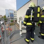 Hasiči cvičili zásah na neonatologii v českobudějovické nemocnici