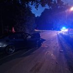 Opilý řidič v Třeboni narazil autem čelně do stromu. Dva zranění