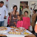 V jistebnické galerii návštěvníci obdivovali kostýmy Dagmar Březinové a obrazy Jana Kunovského