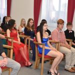 Na bernartické radnici se slavnostně loučili absolventi základní školy