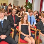 Na bernartické radnici se slavnostně loučili absolventi základní školy