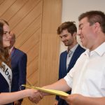 Na bernartické radnici se slavnostně loučili absolventi základní školy